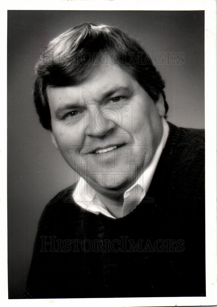 1991 Press Photo Denny McLain Baseball Player Pitcher - Historic Images