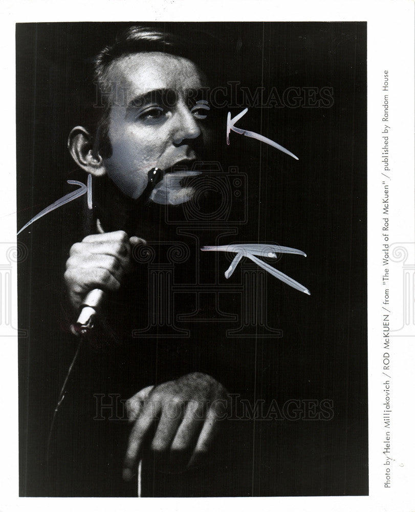 1969 Press Photo ROD McKUEN  &quot;The World of Rod McKuen&quot; - Historic Images