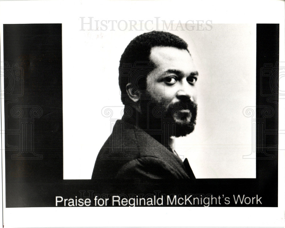 1990 Press Photo Reginald McKnight short story author - Historic Images