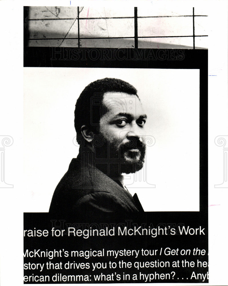 1990 Press Photo Reginald McKnight - Historic Images