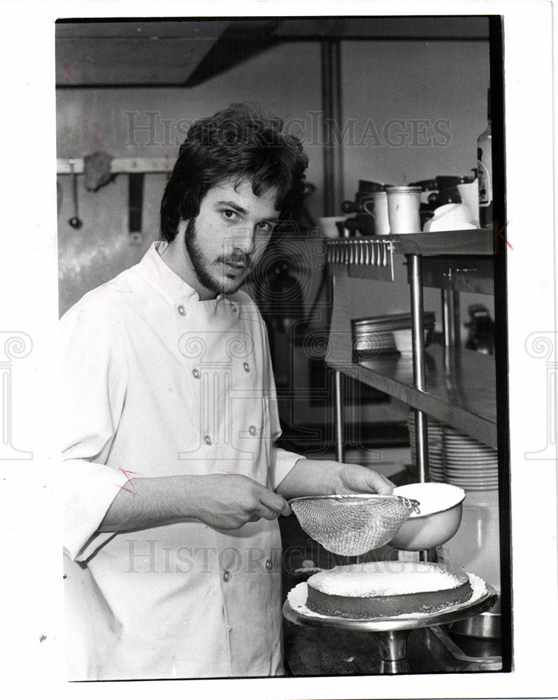 1978 Press Photo Tom McKinnon chef clarkston cafe - Historic Images