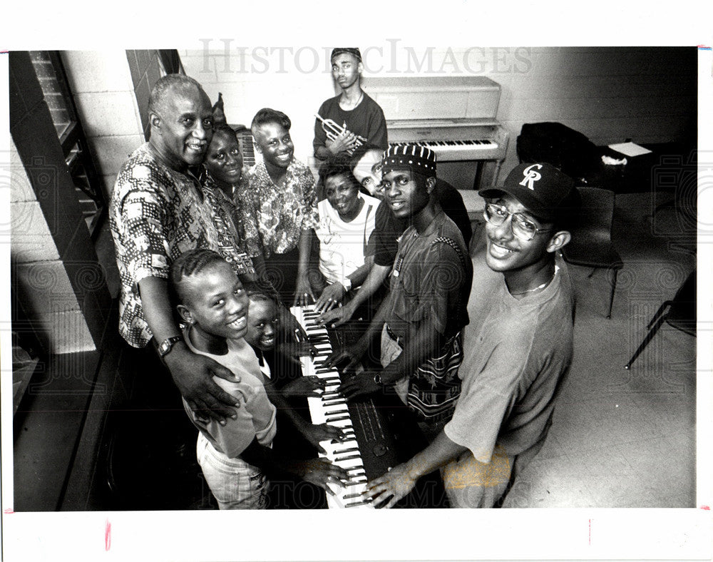 1992 Press Photo Harold McKinney Detroit - Historic Images