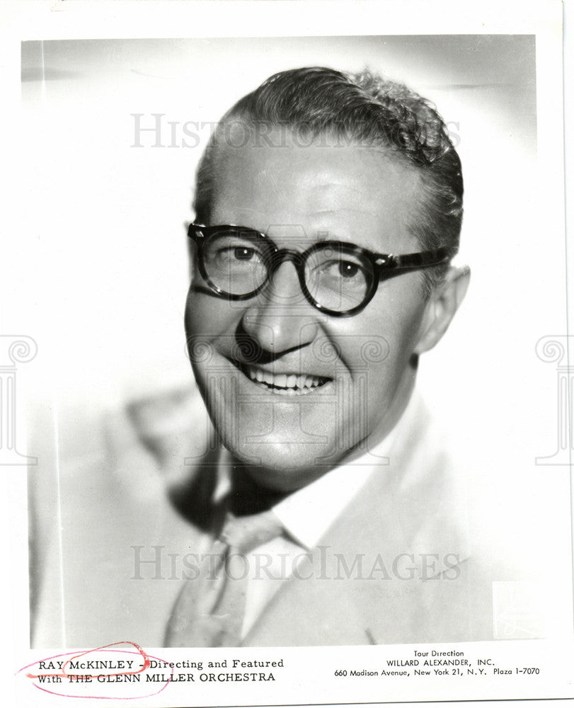 1965 Press Photo Ray McKinley drummer singer bandleader - Historic Images