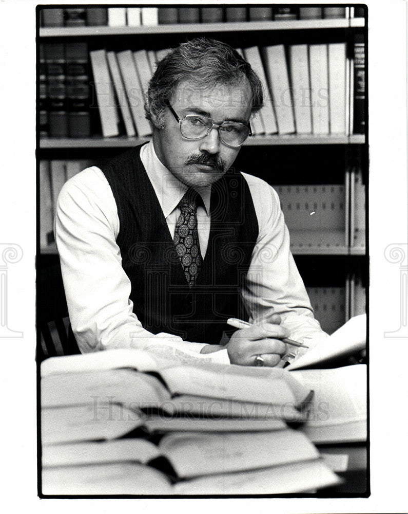 1982 Press Photo David McKeen Chief organized crime - Historic Images