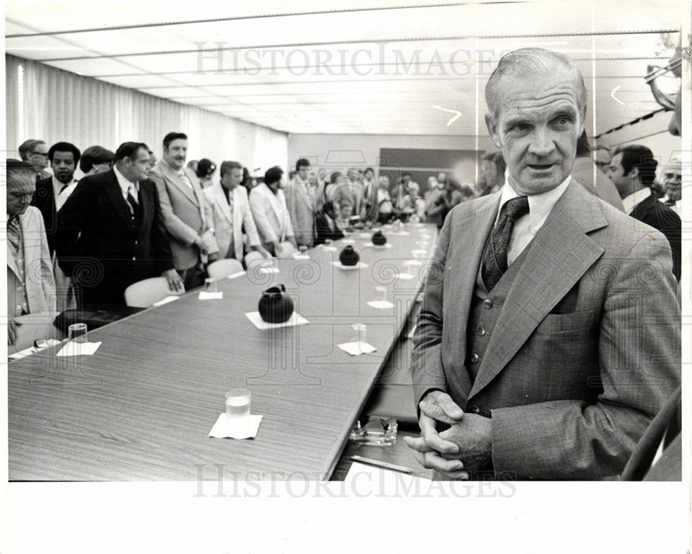 1979 Press Photo Sidney McKenna UAW Detroit - Historic Images