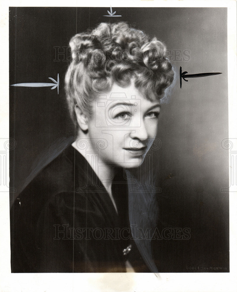 1945 Press Photo Helen MacKellar actress - Historic Images