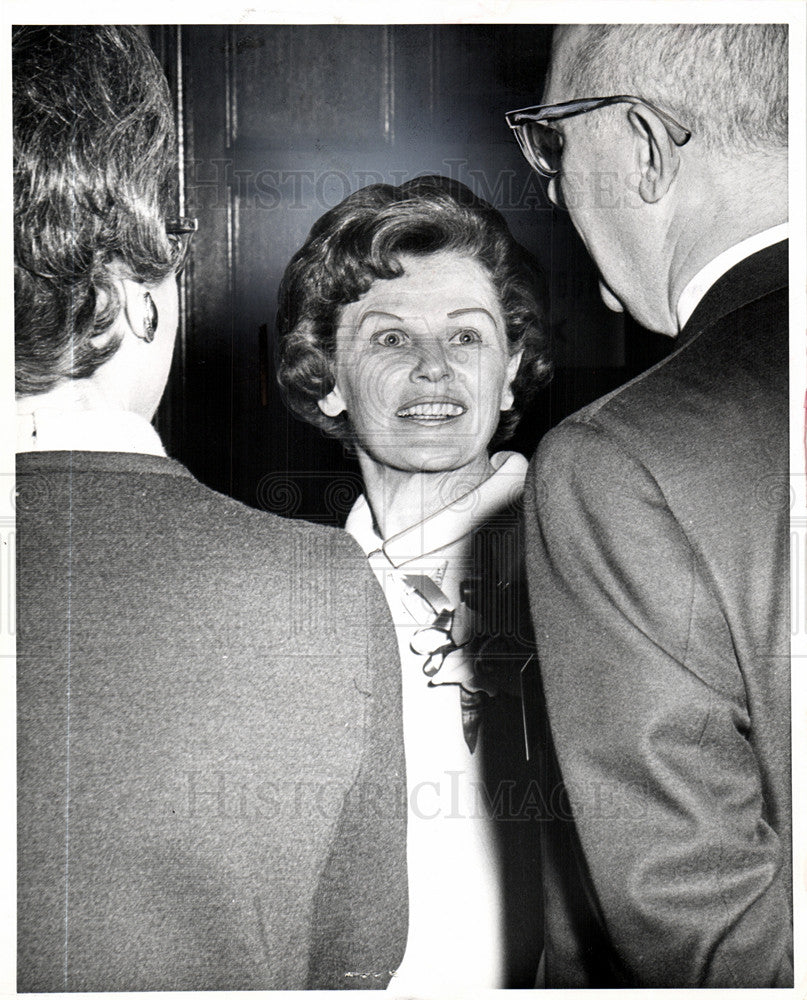 1967 Press Photo Mrs. Robert S McNamara in Ann Arbor.