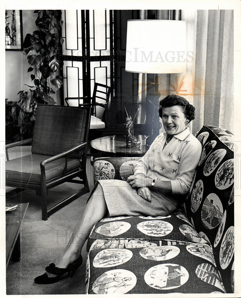 1960 Press Photo Margaret McNamara Mrs. Robert - Historic Images