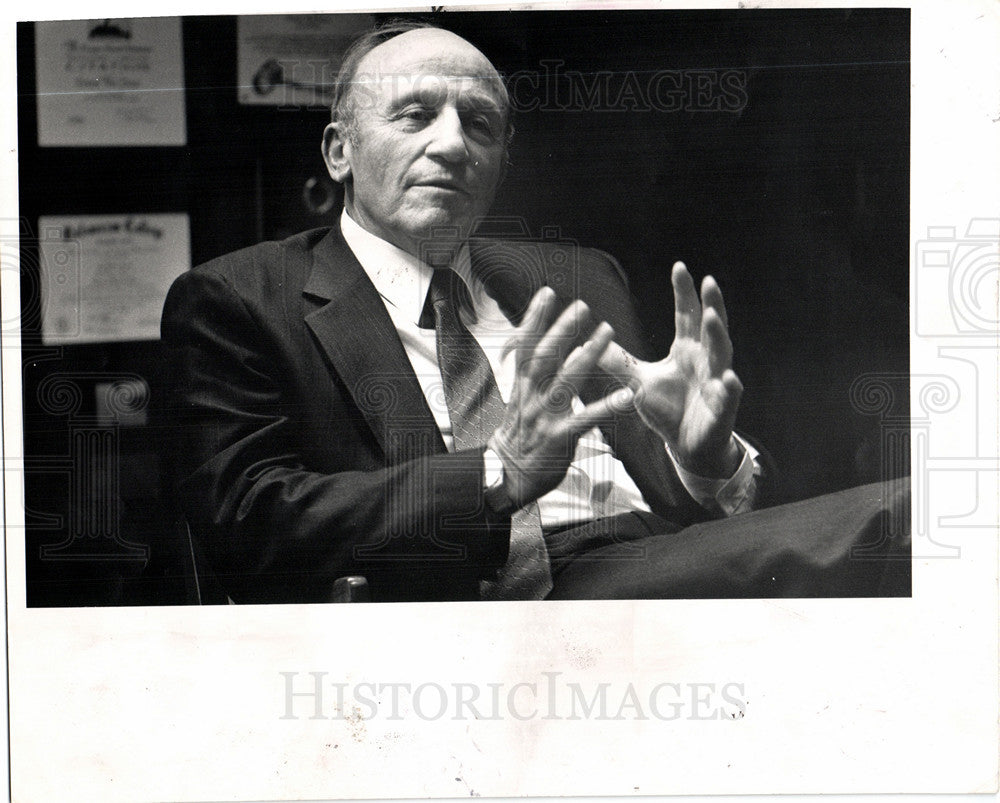 1988 Press Photo Ed McNamara Wayne County Michigan - Historic Images