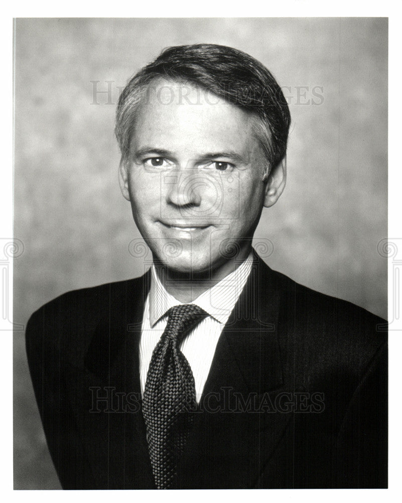 Press Photo Sean McManus president CBS Sports News - Historic Images