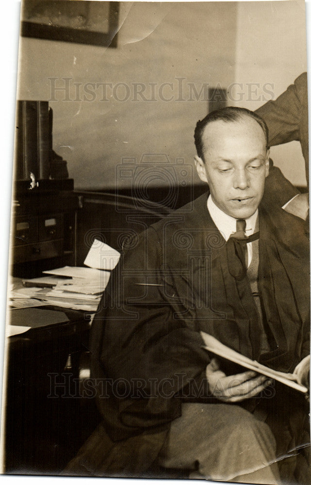 1930 Press Photo Maurice judge michigan law - Historic Images