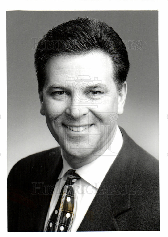 Press Photo Fred McLeod, sportscaster - Historic Images