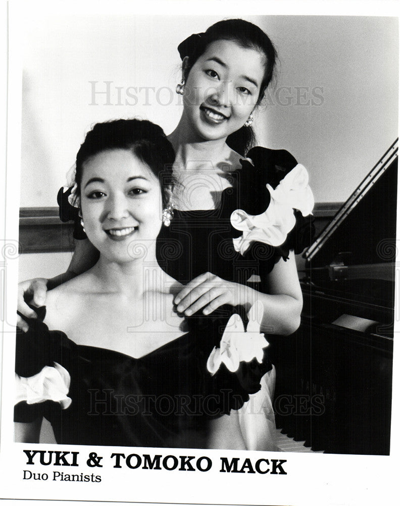 1994 Press Photo Yuki Tomoko Mack piano duo musicians - Historic Images