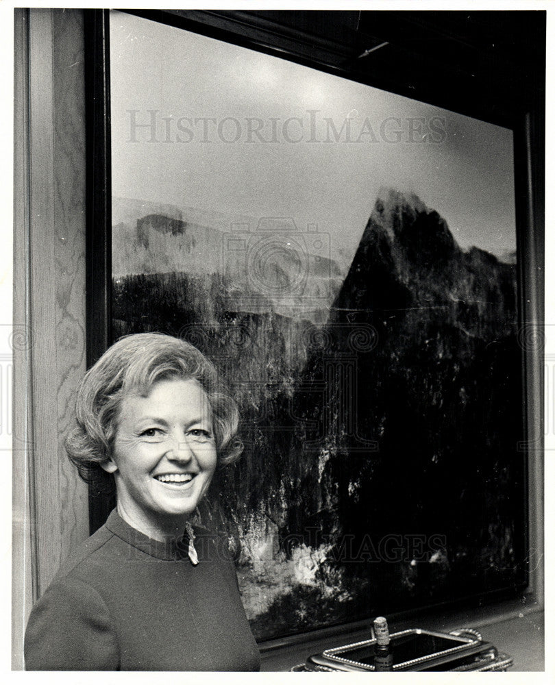 1970 Press Photo Mrs.Wilber  H. Mack, DETROIT  SYMPHONY - Historic Images