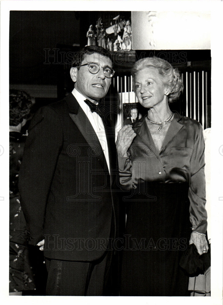 1984 Press Photo Mrs. Wilber Hadley Mack,Wayne State Un - Historic Images