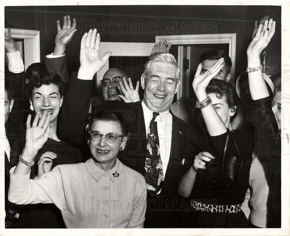 1960 Press Photo Patrick V McNamara US Senator Michigan - Historic Images