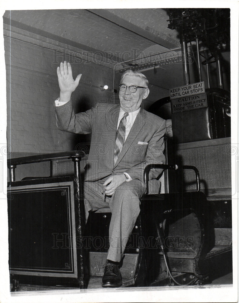 1960 Press Photo Patrick V McNamara US Senator Michigan - Historic Images