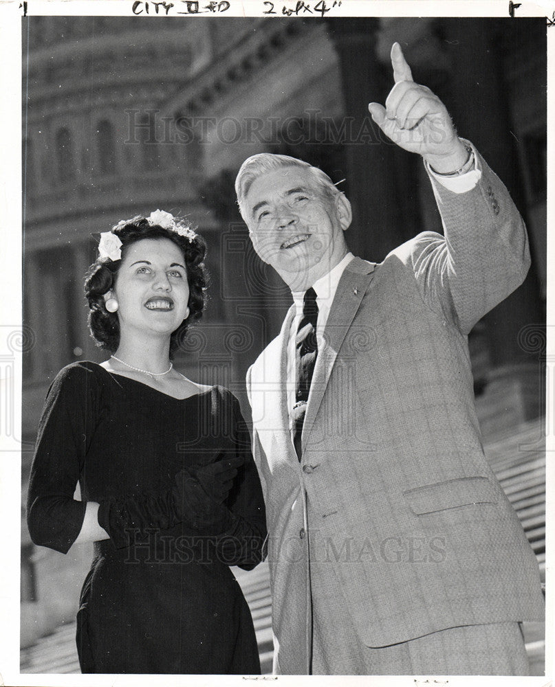 1957 Press Photo Patrick Vincent McNamara senetor - Historic Images