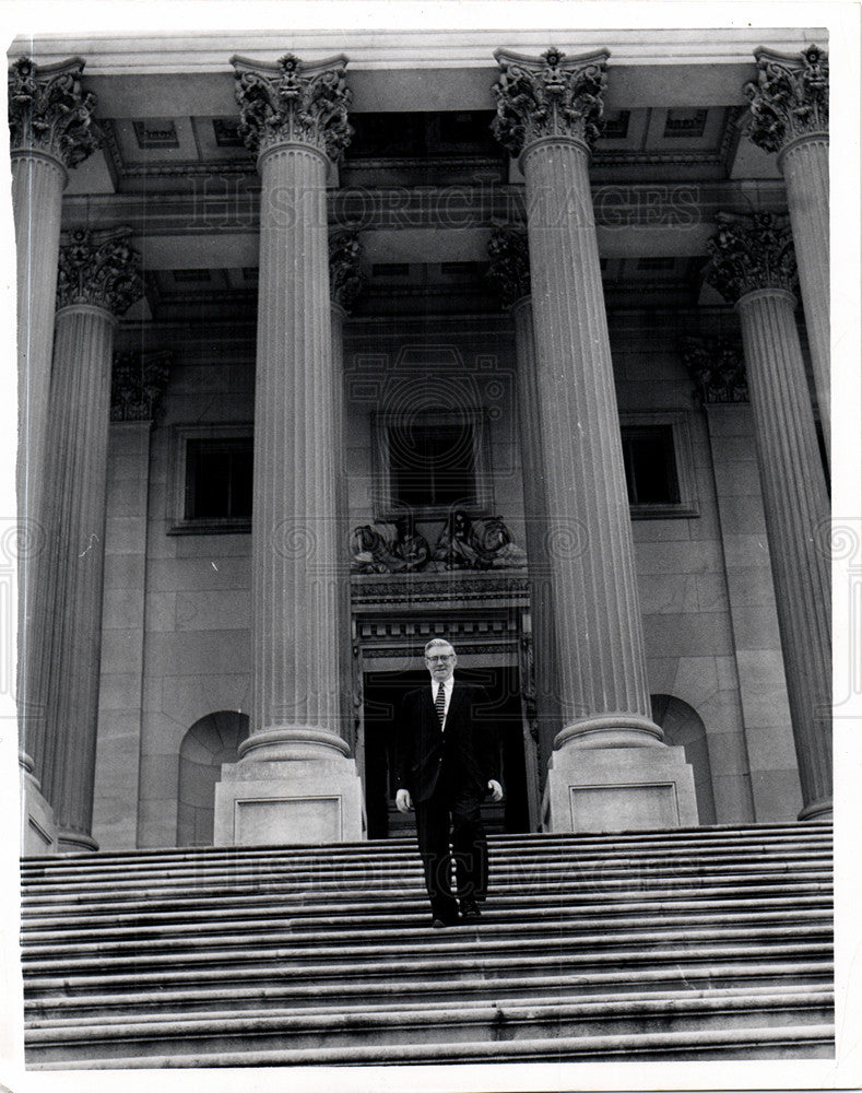 Press Photo Patrick V McNamara US Senator Michigan - Historic Images