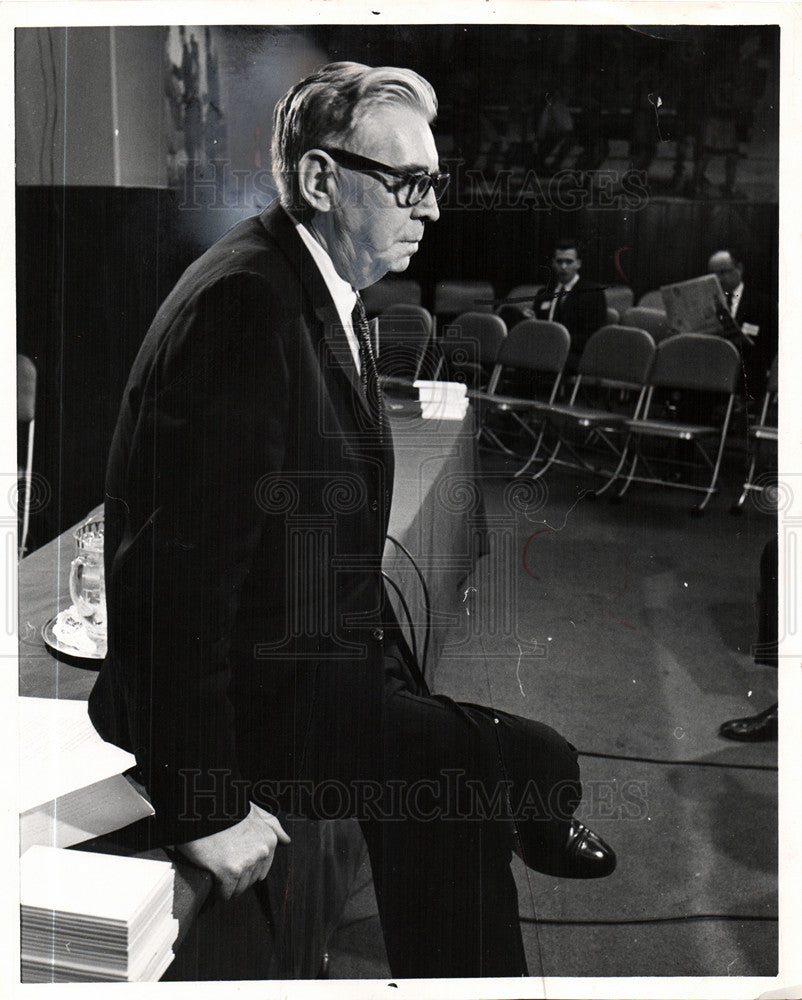 1960 Press Photo Patrick McNamara Senator Michigan - Historic Images