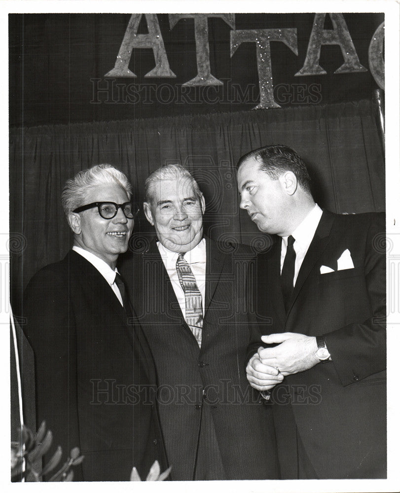 1964 Press Photo Al Barbour Patrick McNamara Senator - Historic Images