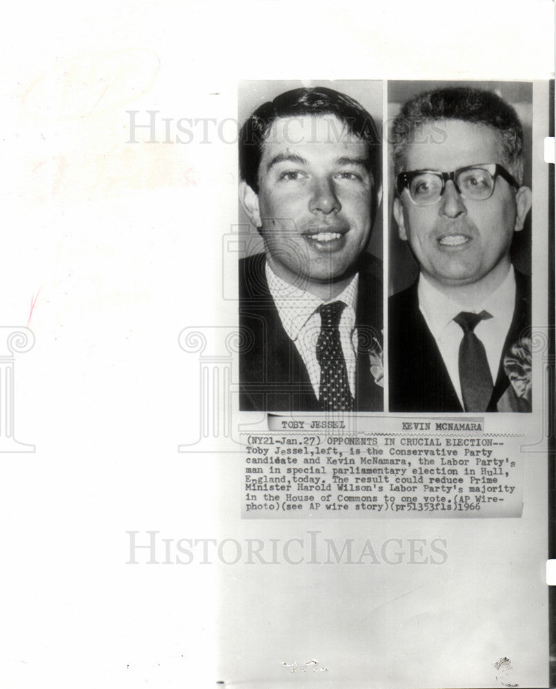 1966 Press Photo Toby Jessel Politician - Historic Images