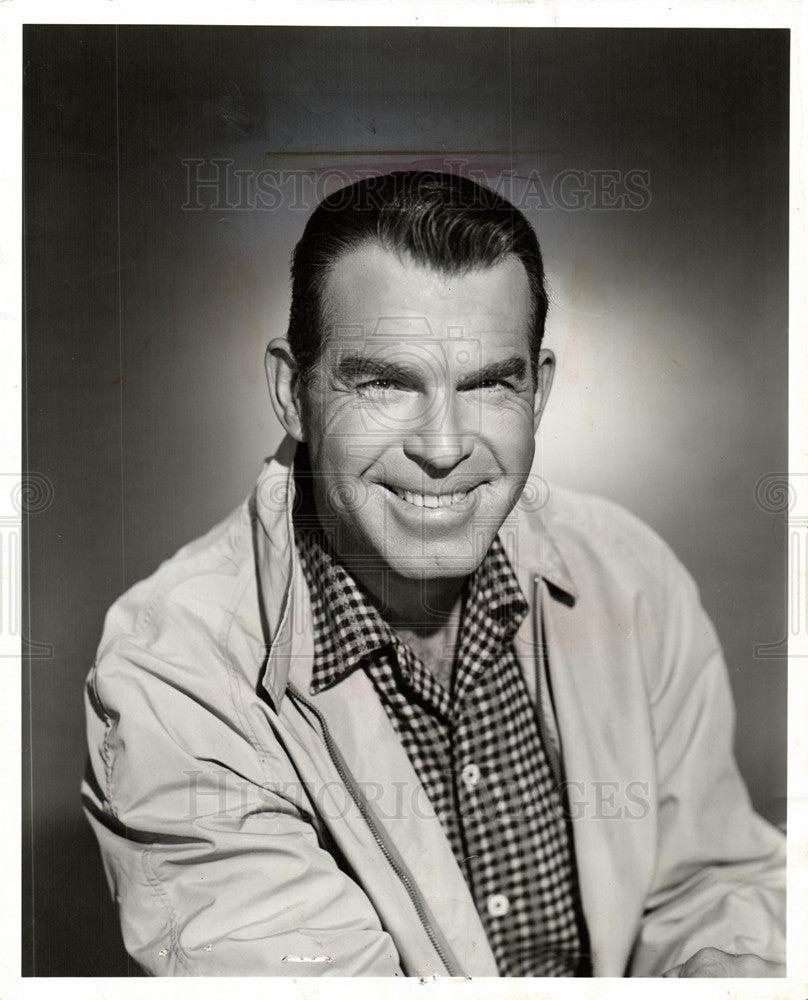 1960 Press Photo Fred McMurray Actor Domestic Trouble - Historic Images