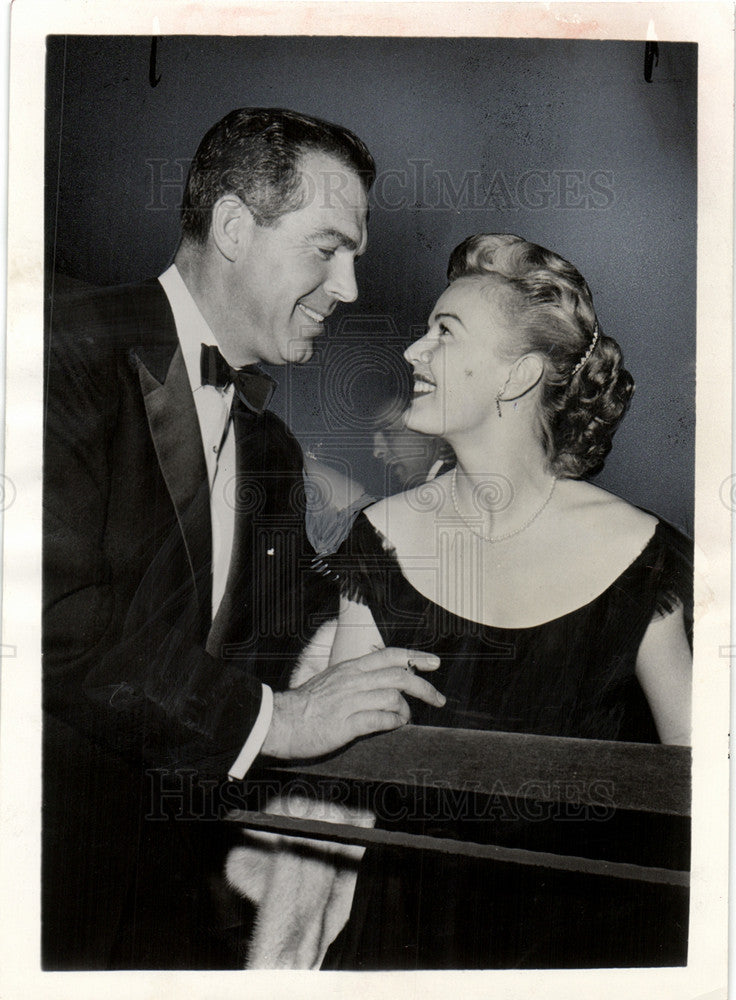 1955 Press Photo Haver MacMurray Actors Husband Wife - Historic Images