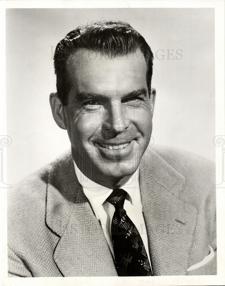 1960 Press Photo Fred MacMurray actor television - Historic Images