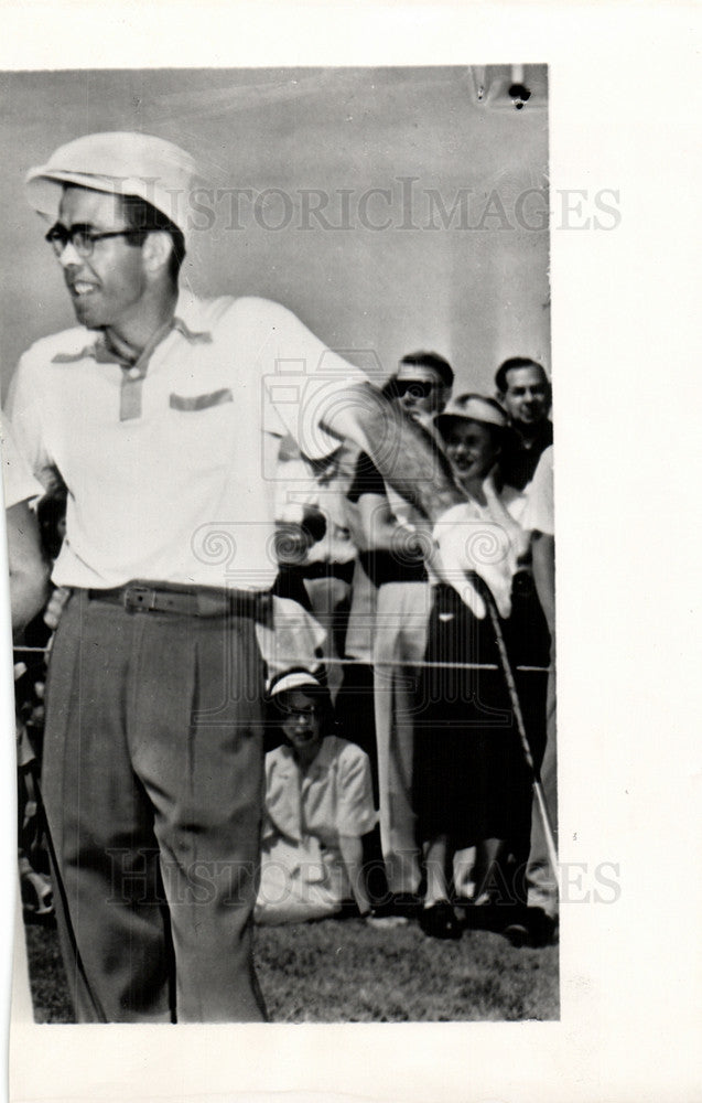 1952 Press Photo Golf Golfer Mickey McMullin Sports - Historic Images