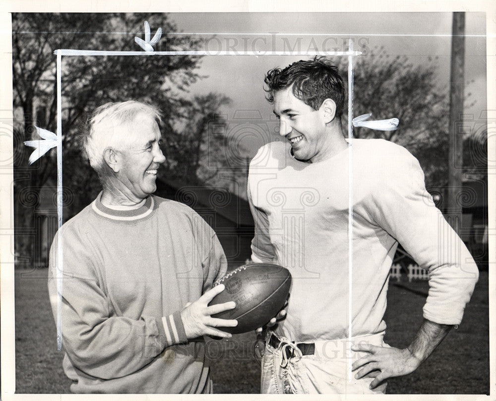 1948 Press Photo lion&#39;s mcmillin bo baseball coach - Historic Images