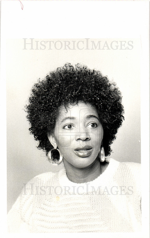 1987 Press Photo Terry McMillan American author - Historic Images