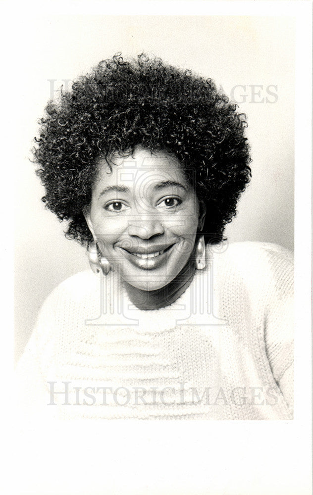 1987 Press Photo Terry McMillan American author - Historic Images