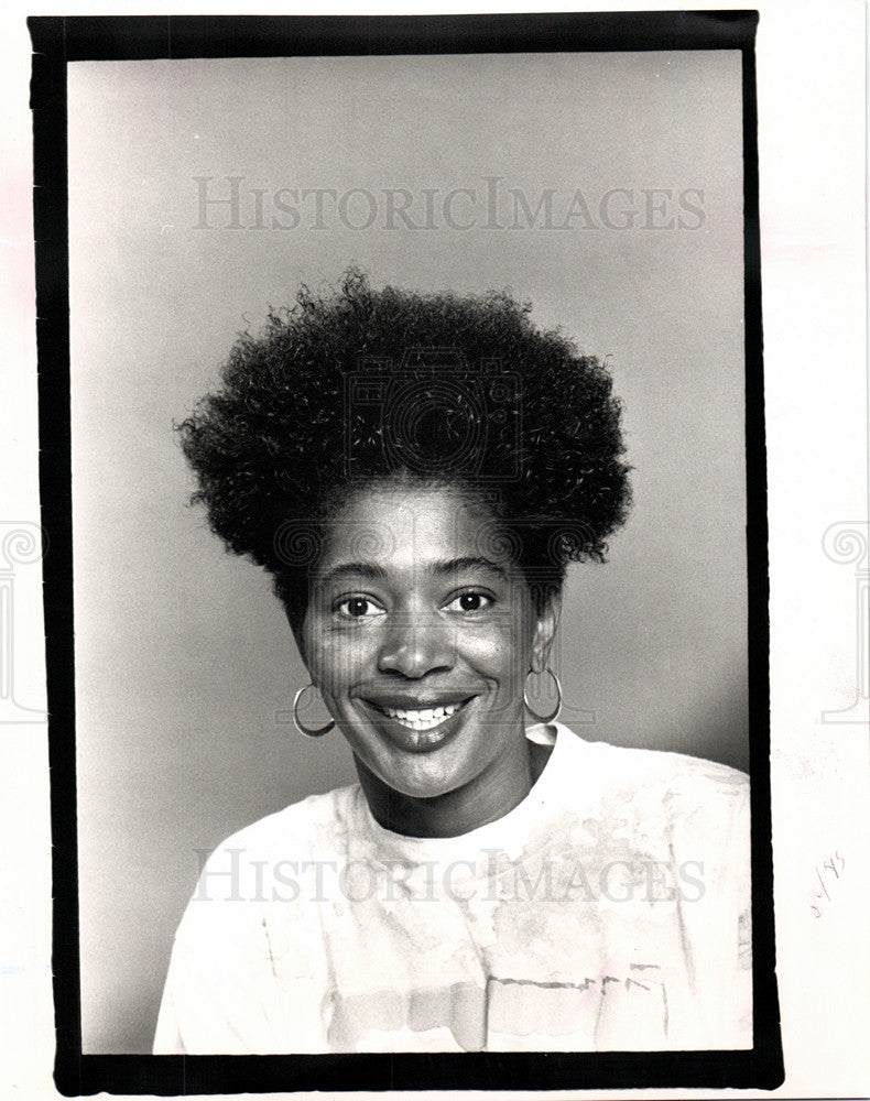 1989 Press Photo Terry McMillan American Author Writer - Historic Images