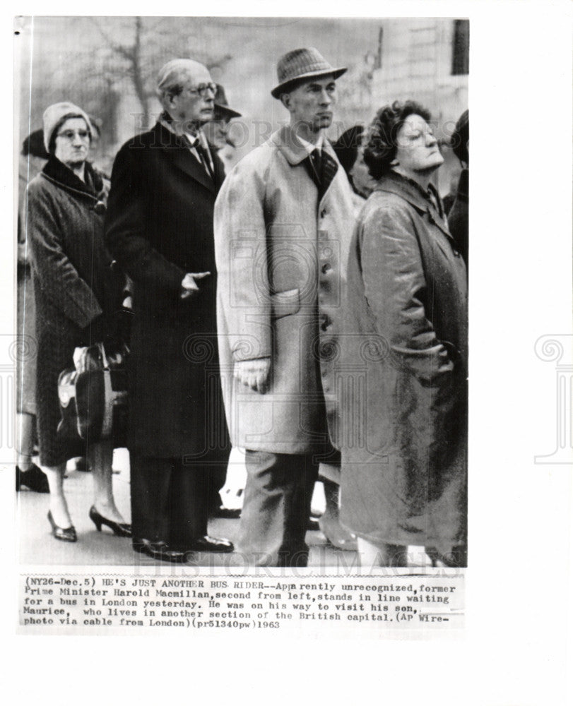 1963 Press Photo london harold macmillan prime minister - Historic Images