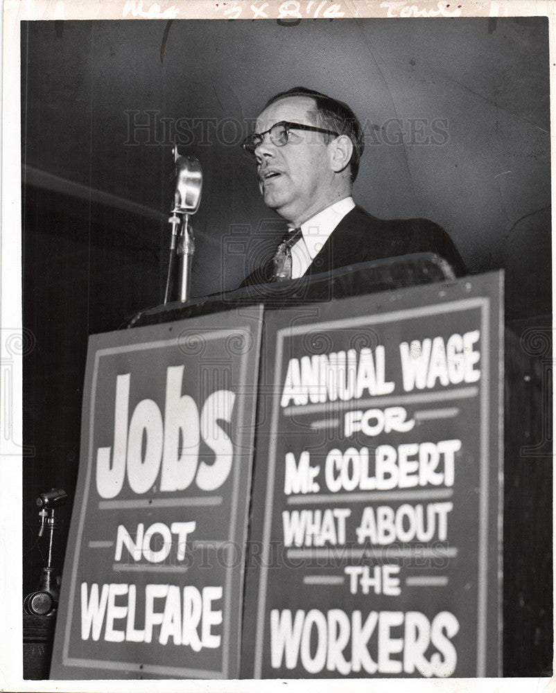 1955 Press Photo Machrowicz U.S politician - Historic Images