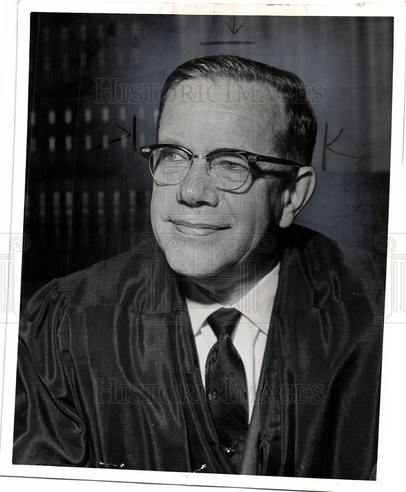 1963 Press Photo Thaddeus M. Machrowicz Judge - Historic Images