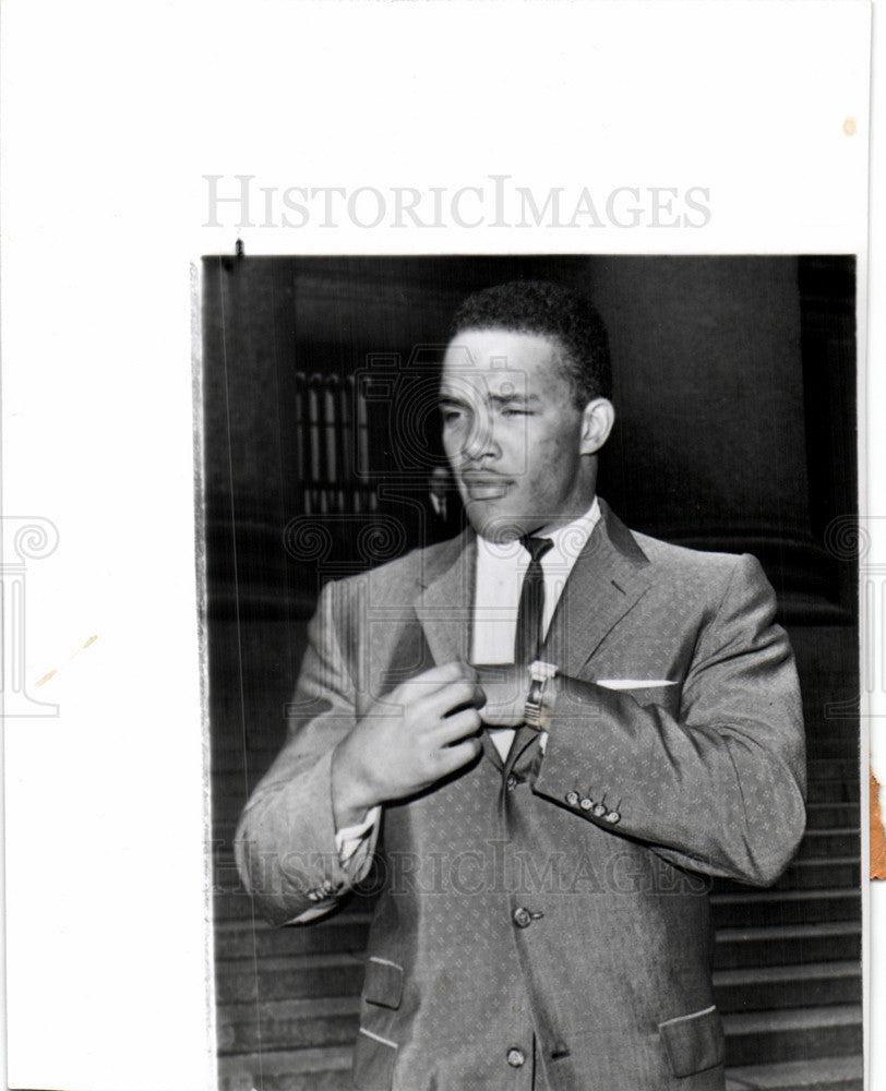 1959 Press Photo Eddie Machen Boxer Champion California - Historic Images