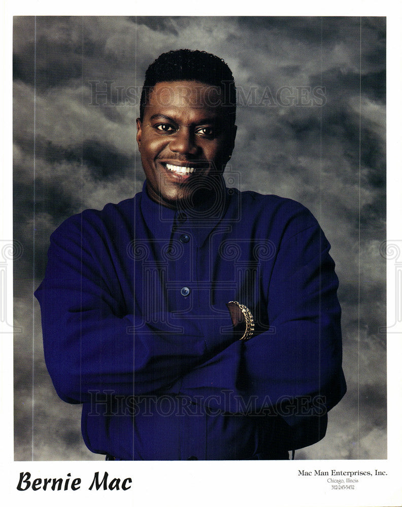 Press Photo Bernie Mac comedian actor movie star - Historic Images