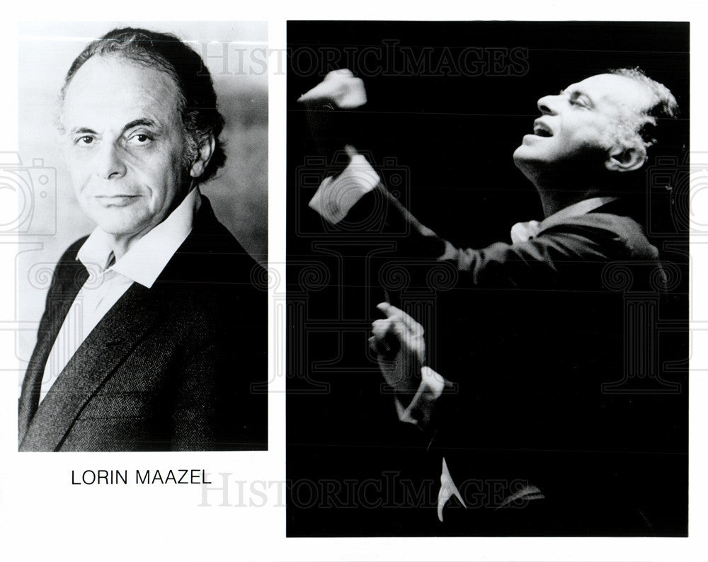 1987 Press Photo Lorin Maazel - Historic Images