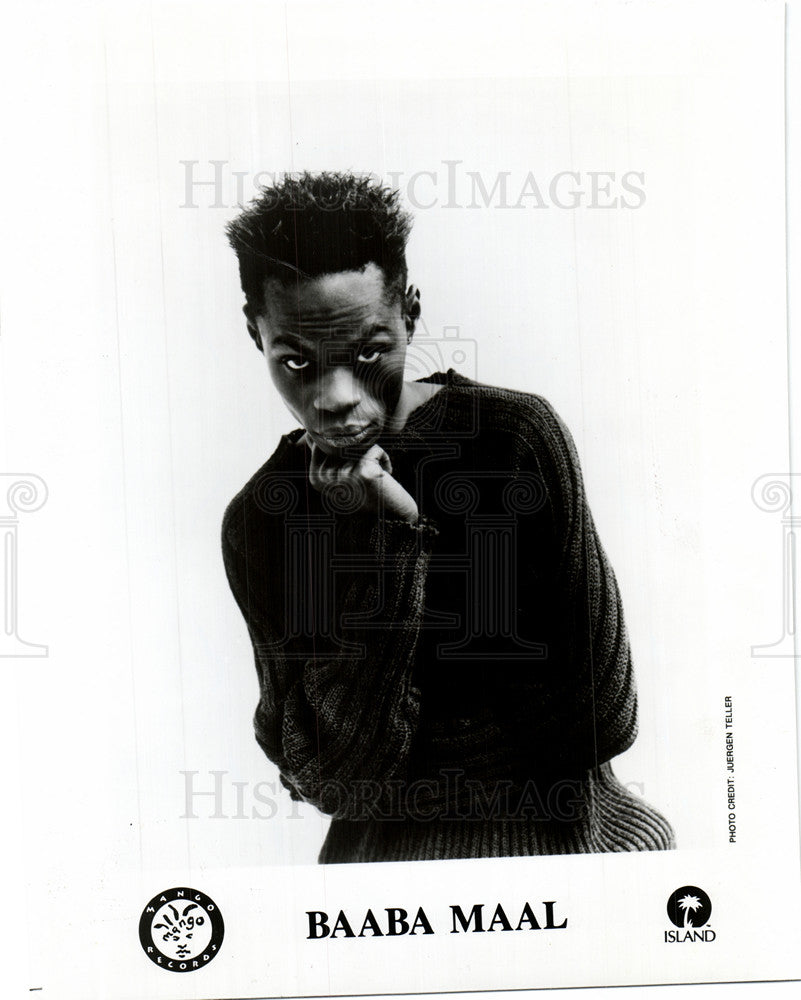 1995 Press Photo Baaba Maal Singer - Historic Images