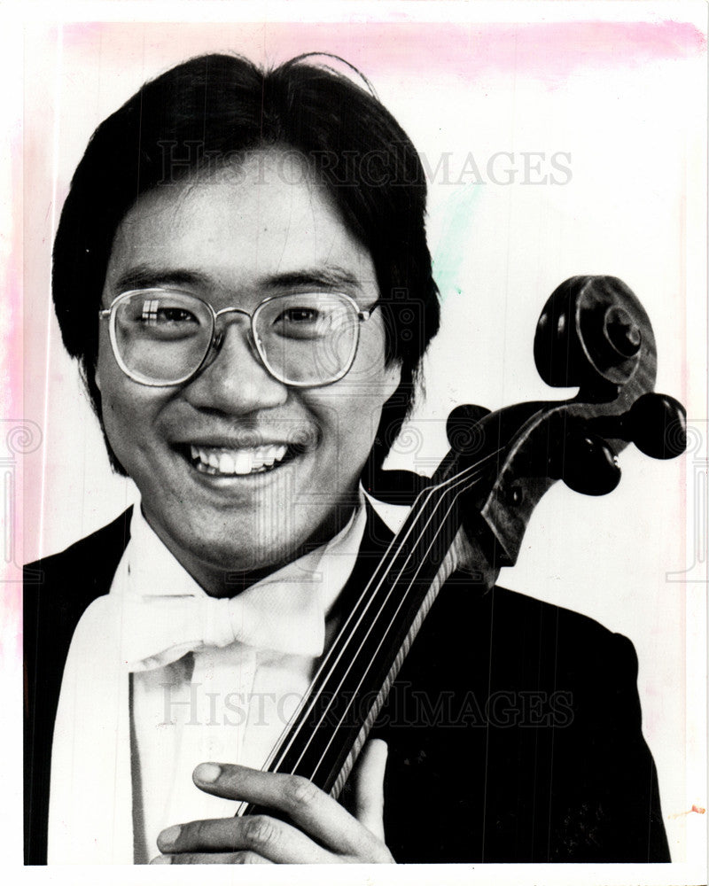 1990 Press Photo Yo Yo Ma - Cello Player from Cambrige - Historic Images