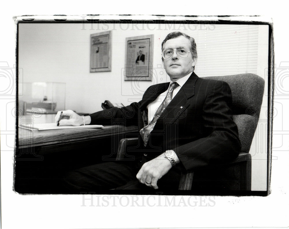 1991 Press Photo James McTevia, business - Historic Images