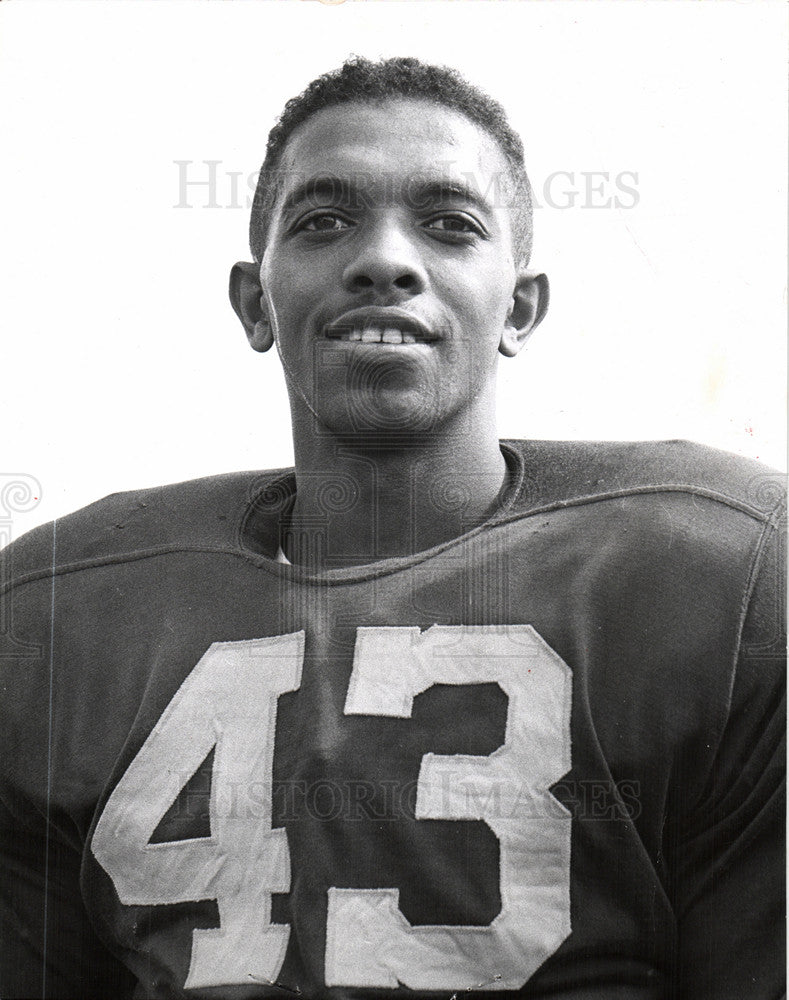 1959 Press Photo Bennie McRae Halfback NFL - Historic Images