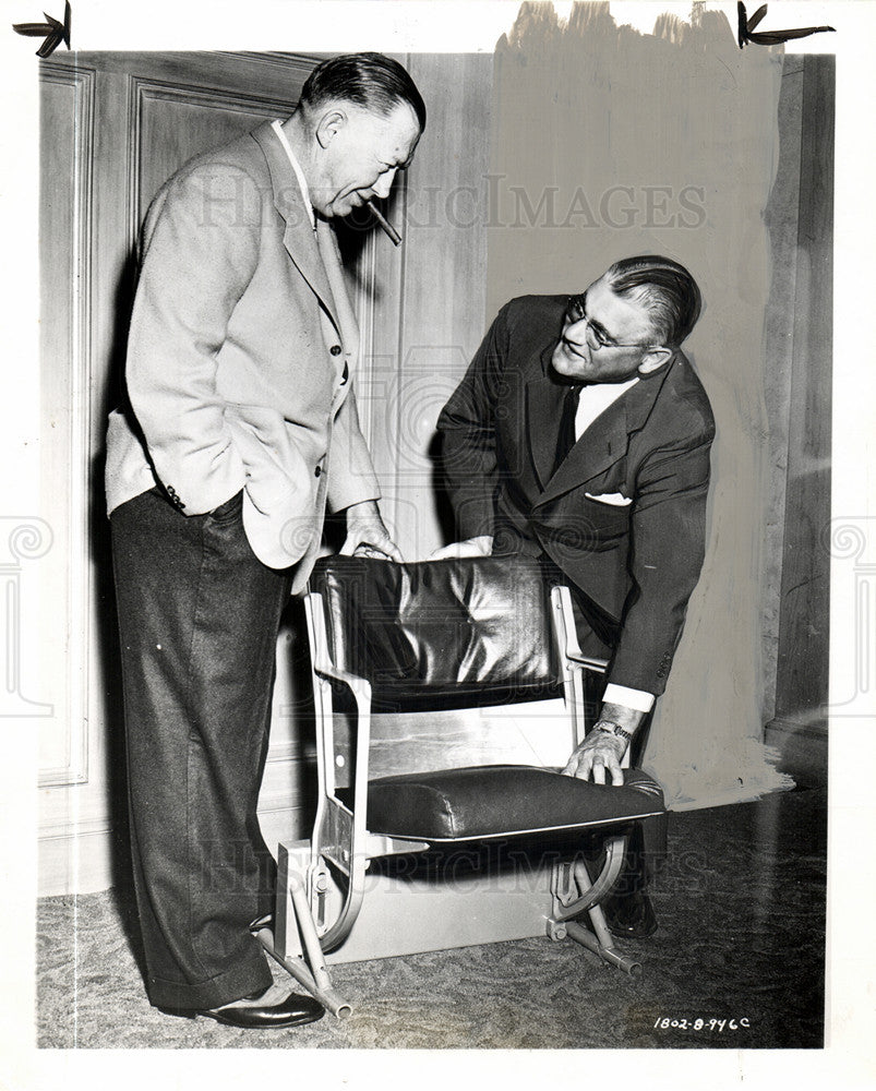 Press Photo Larry MacPhail CP Joslyn - Historic Images