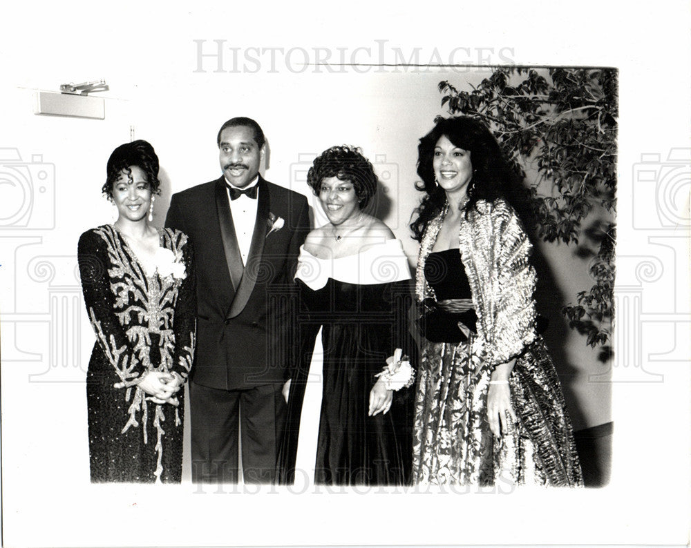 1992 Press Photo Dave Bing Sharon McPhail Mayor - Historic Images