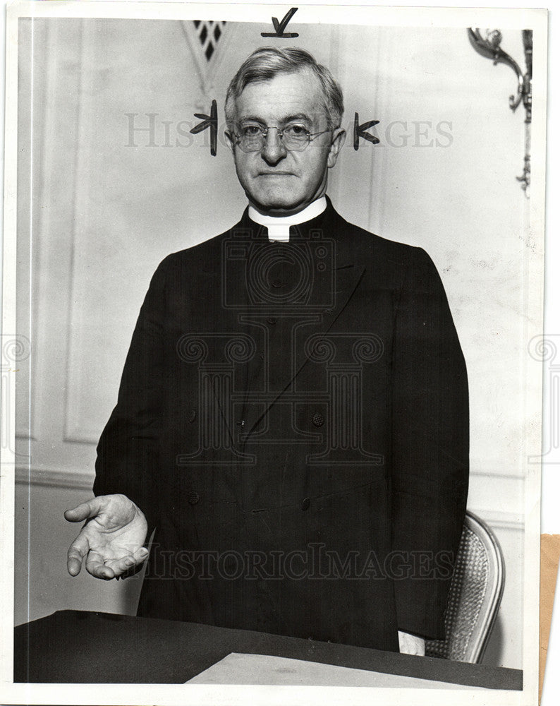 1934 Press Photo John T.McNicholas Irish Archbishop - Historic Images