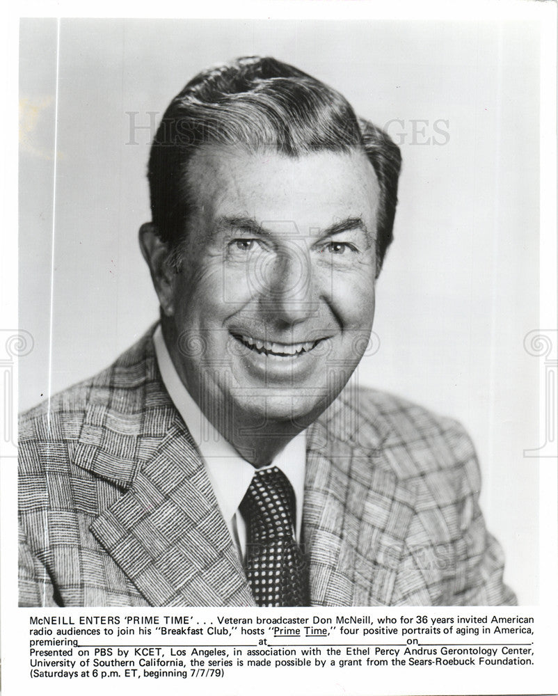 1979 Press Photo Don McNeill Breakfast Club - Historic Images