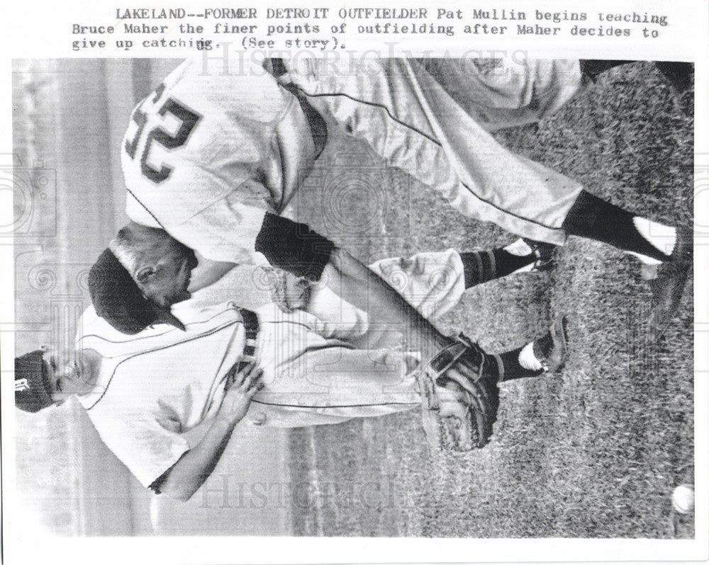 1961 Press Photo Pat Mullin Former Detroit Outfielder - Historic Images