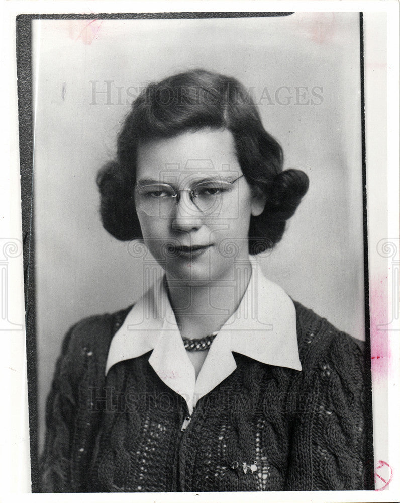 Press Photo Maryann Mahaffey Detroit city council - Historic Images